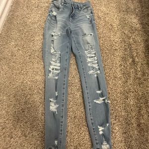 American Eagle ripped jeans